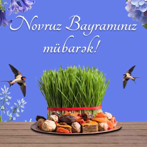 Bahar bayramı üçün postlar, qrafik dizayner, smm, post