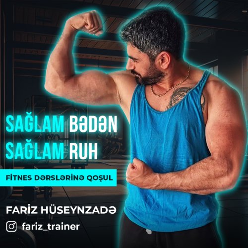 Patriot gym, trainer reklami, mesqci smm postu, idman muellimi dizayni, fitnes dizayn