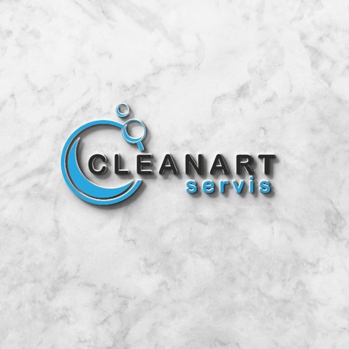 Cleanart servis təmizlik şirkəti logo hazırlanması, logoların sifarişi, logo dizaynı, L0014