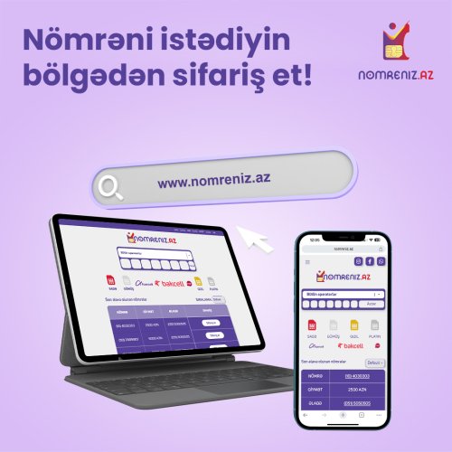 Nömrə satışı üçün post, azercell nömrə satışı postu, satış postu