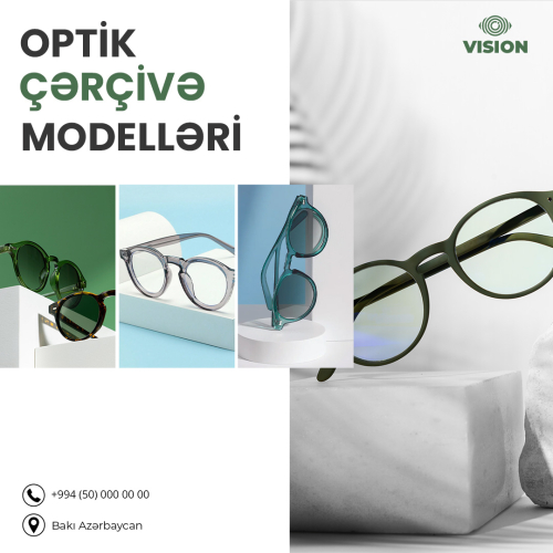 Optik paylaşımların sifarişi, smm post dizaynı, optik şüşə reklamı