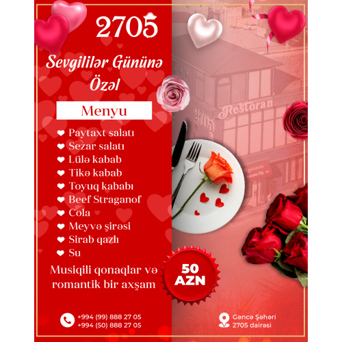 Menyu dizayni, restoran reklam postu, restoran üçün qrafik dizayn, restoran postu sifarişi