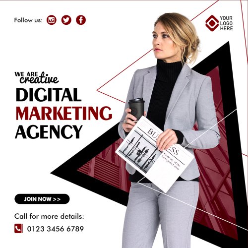 Aylıq marketinq postları, fərqli biznes postlarının hazırlanması, peşəkar reklam postları