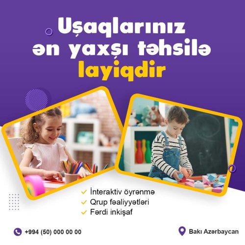 Fərqli bağça postları, bağça postlarının hazırlanması, bağça üçün post