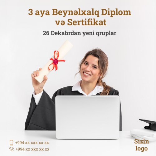 Diplom postlarının hazırlanması, mühasibatlıq postlarının sifarişi, post sifarişi