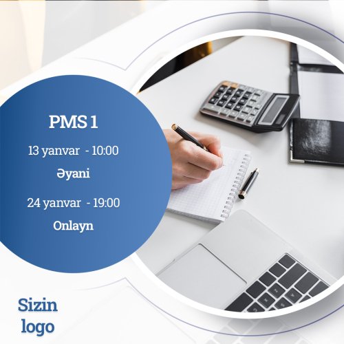 SMM postları, mühasibatlığa uyğun dizaynlar, sosial şəbəkələr üçün post hazırlanması