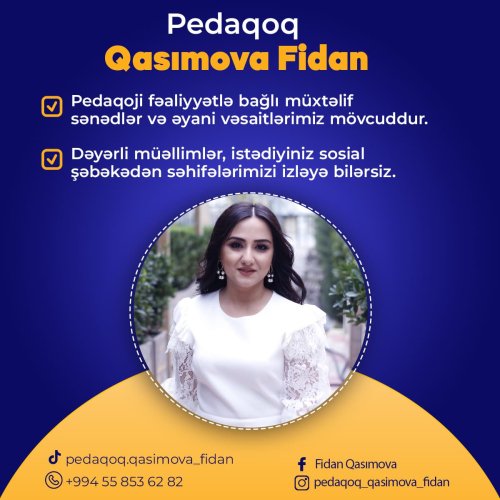 Pedaqoq post dizayn reklamları, poster reklamları, Qasımova Fidan, təhsil dizaynları, reklam postları, XT0007