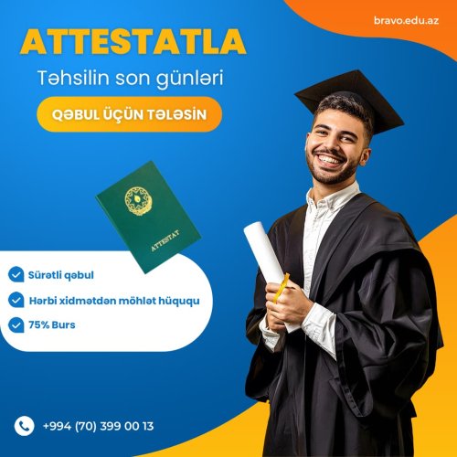 Bravo Edu.Az, xaricdə təhsil postları, təhsil dizaynlar, poster dizayn sifarişi, Xaricdə təhsil kursları üçün reklam postu