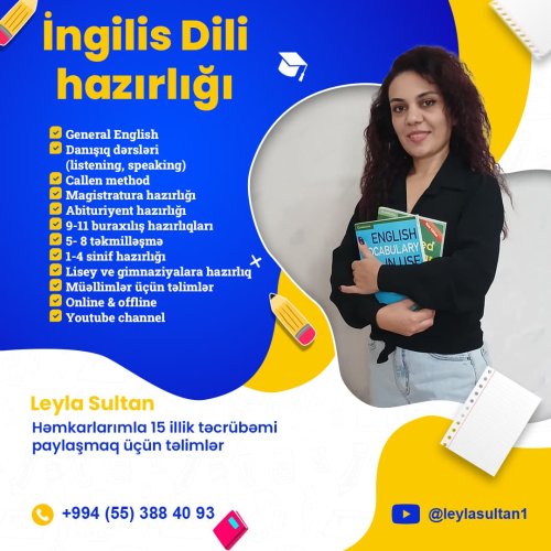 Hazırlıq postu, abituryent hazırlığı reklamı, tehsil reklamları, Leyla Sultan, post sifarişi