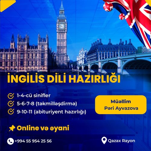 Pəri Ayvazova, ingilis dili dizaynları, ingilis dili fenni üzrə abituryent hazırlıq kursu elanları, instagram dizaynları, poster dizaynlar, XT0004