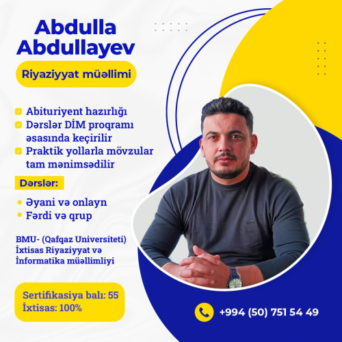 Repetitorlar üçün dizaynlar, poster hazirlanmasi, post numuneleri, Müəllimlər üçün reklam posteri