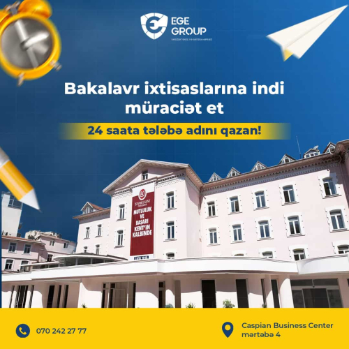 Ege Group, təhsil mərkəzi post dizaynı, bakalavr hazırlıq elanları, təhsil dizaynları