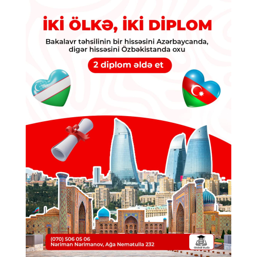 Xaricdə təhsil elani, özbəkistanda təhsil reklamı, kurs xaricdə təhsil elani, academya reklam postu