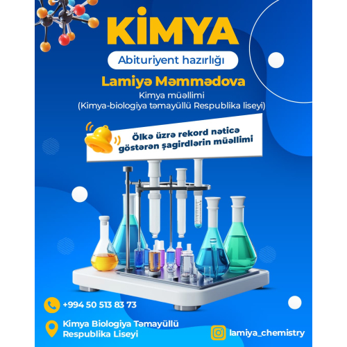 Təhsil üçün qrafik dizayn, repetitor sosial media reklamı, dərs hazırlığı üçün sosial media postu, repetitor reklam postu