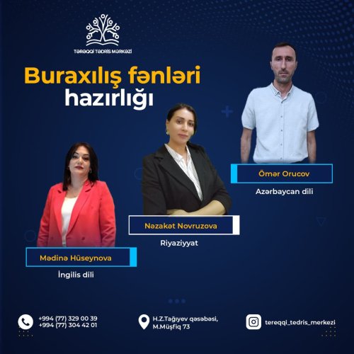 Abituriyent kursları üçün reklamlar, təhsil dizaynları, buraxlış fənləri üzrə abituryent hazırlığı, NT00034