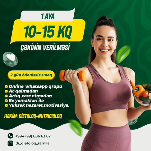 Dietoloq dizaynları, post dizayn, reklam dizaynları, sosial media postu, dietoloq Ramilə