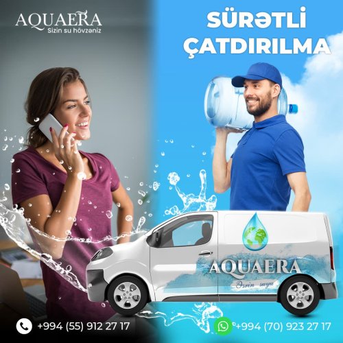 Korporativ satış reklamları, korporativ dizaynlar, şirkət reklamları, Aguera su şirkəti, su şirkəti postları