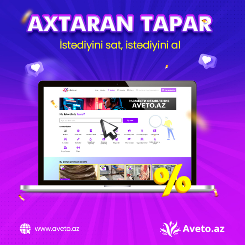 Elan saytı banneri, sayt banneri reklami, elan sayti banner qiyməti, qrafik dizayn