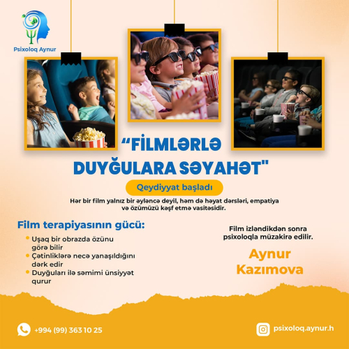 İnstagram dizaynları, psixologiya postları, poster dizayn sifarişi, tibb dizaynları, Aynur Kazımova, film terapiyası