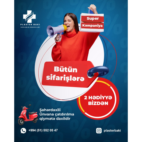 Plaster Baki, poster dizayn sifarişi, məhsul satışı postları, kampaniya post dizaynları, instagram dizaynları