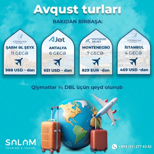 SALAM Travel, turizm dizaynları, turizm post dizaynı, turizm agentlikləri üçün dizayn sifarişi, NTUR00032