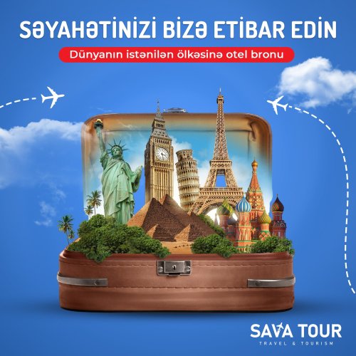 Turizm dizaynları, Turistlik məkanlar, Turizm xidmətləri, instagram dizaynları, reklam postları, Sava Tour Azərbaycan MMC, NTUR00035