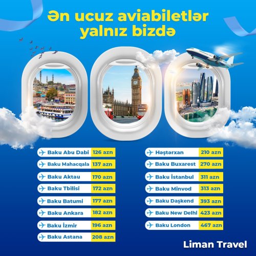 Turizm dizaynları, Turizm Agentlikləri üçün dizaynlar, turizm postları, reklam dizaynları, Liman Travel turizm şirkəti, NTUR00039