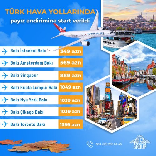 EC Group Travel Agentliyi, turizm şirkəti, turizm post dizayn sifarişi, poster dizayn, instagram dizaynları