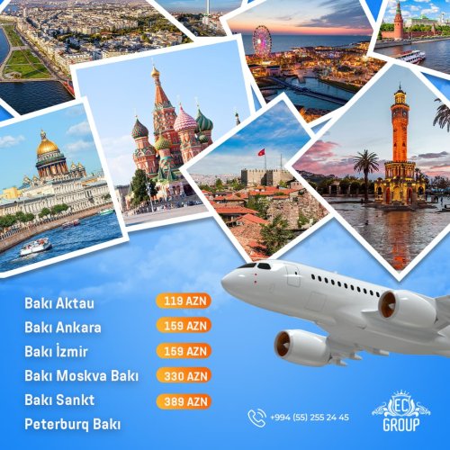 EC Group Travel Turizm Agentliyi, turizm şirkəti, reklam postları, poster dizayn sifarişi, instagram postları