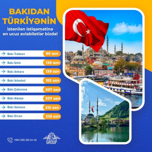 Turizm dizaynları, turizm agentlikləri üçün dizaynlar, reklam postları, turizm reklamları, Ec Group Turizm Şirkəti