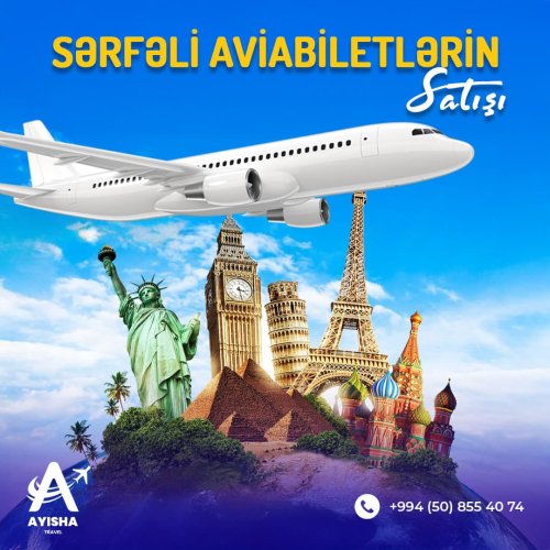 Aviabilet satışı postları, instagram dizaynları, reklam postları, turizm agentliyi, turizm postları, Ayisha travel