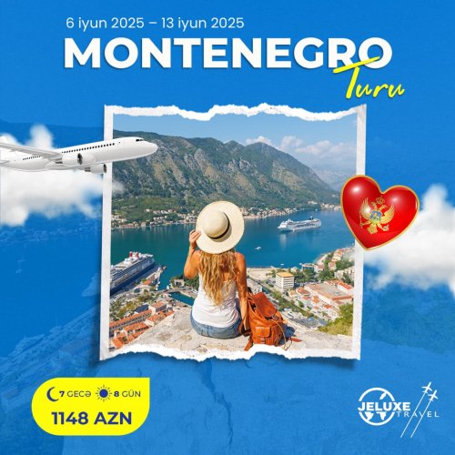 Turizm dizaynları, turizm agentlikləri üçün dizaynlar, reklam postları, Montenegro turları, Jeluxe Travel