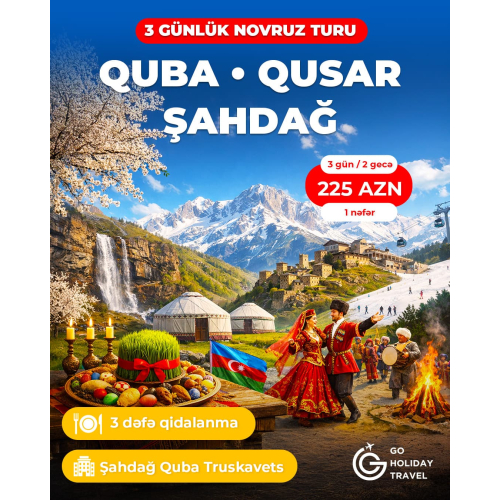 Tur postu reklami, travel xidmeti elani, turizm reklam postu, sosial medi postlari
