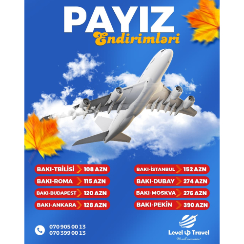 Turizm postu numuneleri, travel postu, sosial media üçün travel postu, endirimli tur reklam dizayn, aviabilet postu