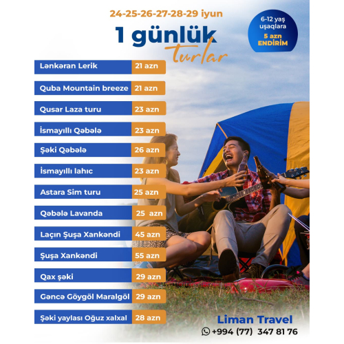 Travel postu, post hazirlanmasi, poster dizayni, post qiymetleri