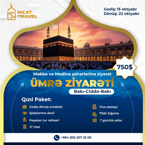 Ziyarət turu poster dizaynı, dini səfər reklam dizaynı, ibadət turizm reklamı, turizm banner dizaynı, dini turizm üçün qrafik dizayn