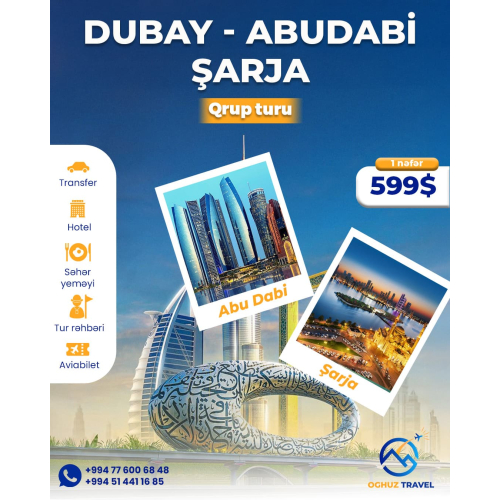 Reklam post dizaynı, turizm banner dizaynı, sosial şəbəkə reklam dizaynı, sərfəli dizayn xidmətləri, turizm üçün kreativ dizayn