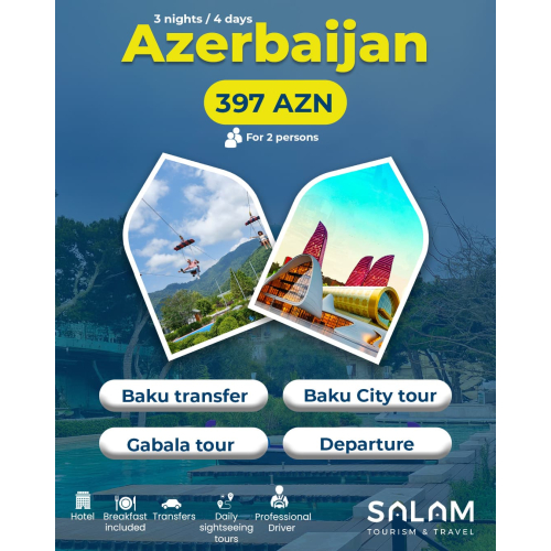 Tur paketləri post dizaynı, xarici turizm reklam dizaynı, turizm şirkəti üçün dizayn, turizm üçün vizual reklam