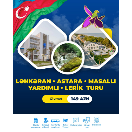 Bölgə turları reklam dizayni, daxili istirahət turu reklam postu, travel poster dizayn, qrafik dizayn travel