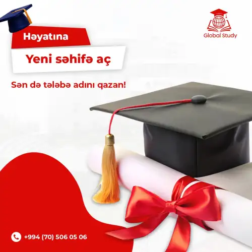 Xaricdə təhsil kursları, reklam poster dizaynları, təhsil postları, reklam dizaynları, kreativ postlar